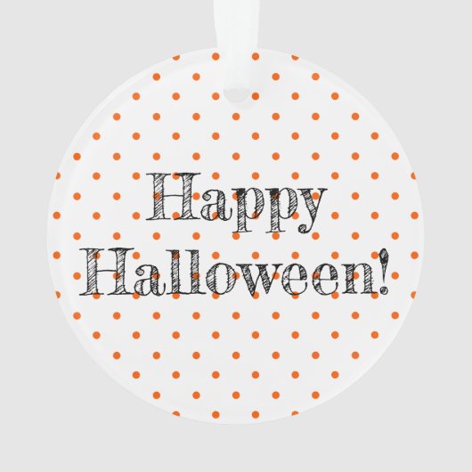  Halloween Cat in Top Hat Ornament (achterkant)