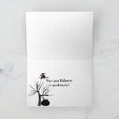 Halloween Cat Kaart (Binnen)