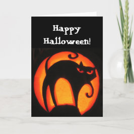 Halloween Cat Kaart