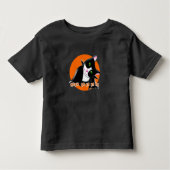 Halloween Cat Kinder Shirts (Voorkant)