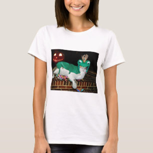 Halloween Cat krijgt de Goederen. T-shirt