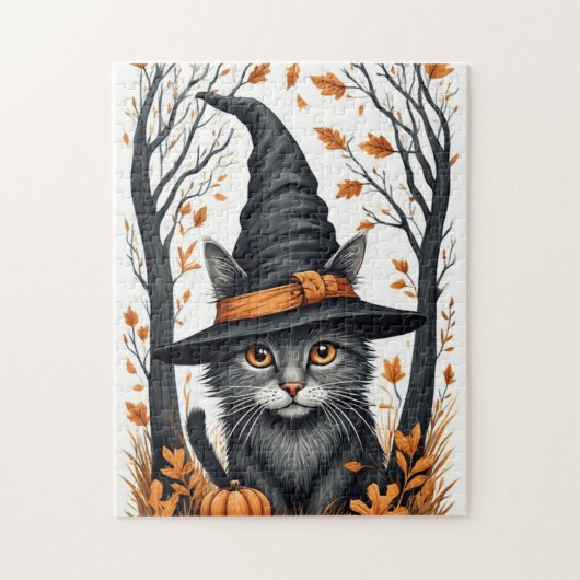 Halloween Cat Legpuzzel (Verticaal)