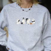 Halloween Cat Lover Schattige Ghost Vrouwen Sweats Trui