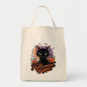 Halloween Cat Lovers Tote Bag (Voorkant)