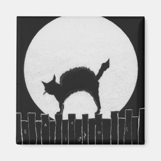 HALLOWEEN CAT MAGNEET