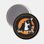 Halloween Cat Magneet (Voorkant / Achterkant)