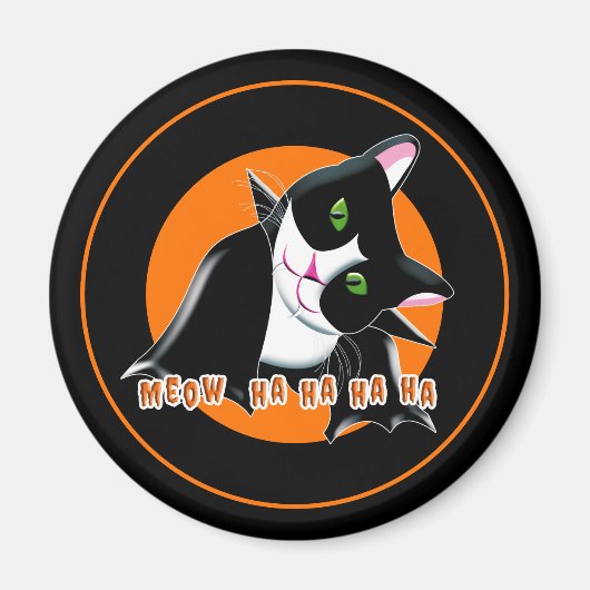 Halloween Cat Magneet (Voorkant)