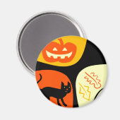Halloween Cat Magneet (Voorkant / Achterkant)