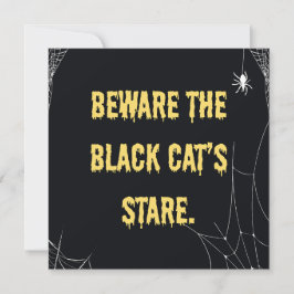 Halloween Cat Modern Kaart