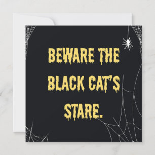 Halloween Cat Modern Kaart