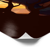 Halloween Cat Modern Perfect Poster (Hoek)