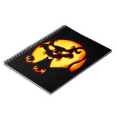 Halloween Cat Notitieboek (Linkerzijde)