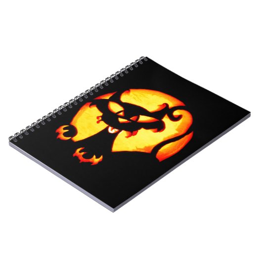 Halloween Cat Notitieboek (Linkerzijde)