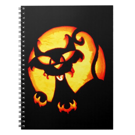 Halloween Cat Notitieboek (Voorkant)