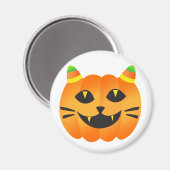 Halloween Cat-o''-Lantern Magneet (Voorkant / Achterkant)