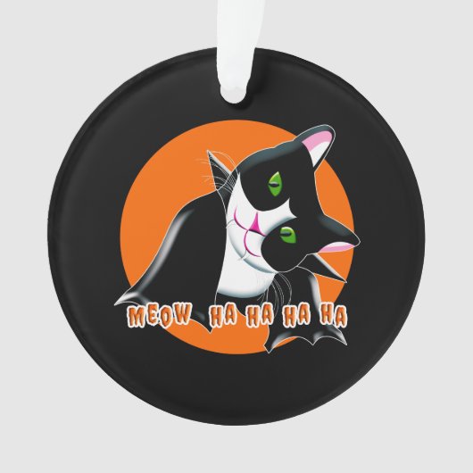 Halloween Cat Ornament (voorkant)
