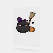 Halloween Cat Oversized T-shirt Acryl Bord (Hoek)