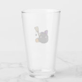 Halloween Cat Oversized T-Shirt Glas (Achterkant)