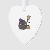 Halloween Cat Oversized T-Shirt Ornament (voorkant)