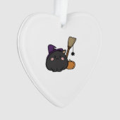 Halloween Cat Oversized T-Shirt Ornament (voorkant)