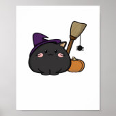 Halloween Cat Oversized T-shirt Poster (Voorkant)