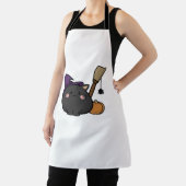 Halloween Cat Oversized T-shirt Schort (Insitu)