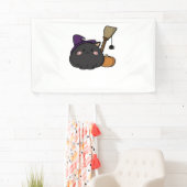 Halloween Cat Oversized T-shirt Spandoek (Insitu)