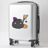 Halloween Cat Oversized T-Shirt Sticker (Koffer)