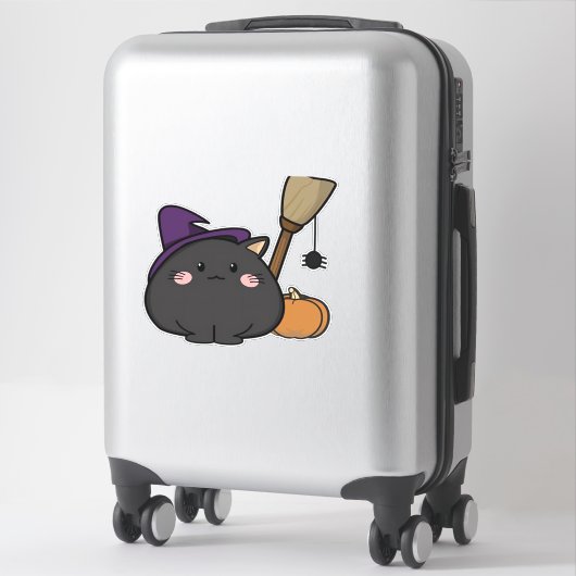Halloween Cat Oversized T-shirt Sticker (Koffer)