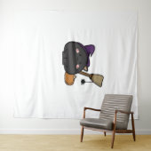 Halloween Cat Oversized T-shirt Wandkleed (In Situ (horizontaal))