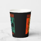 Halloween Cat Party Papieren Bekers (Links)