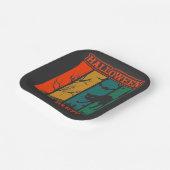 Halloween Cat Party Papieren Bordje (Gebogen)