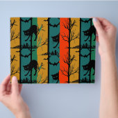 Halloween Cat Party-scrapbook Flyer (Hand)