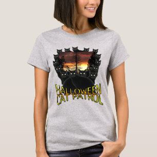 Halloween Cat Patrol T-shirt