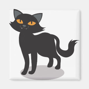 Halloween Cat Pet Black Cat Kitten Animal Feline Magneet