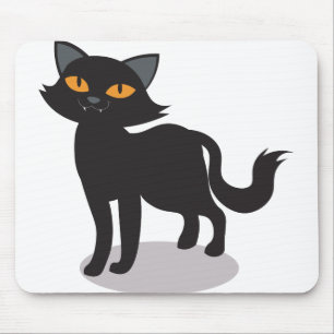Halloween Cat Pet Black Cat Kitten Animal Feline Muismat