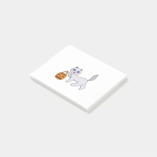 Halloween Cat Post-it® Notes (Schuin)