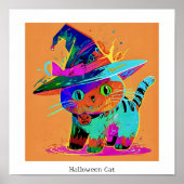Halloween Cat Poster (Voorkant)
