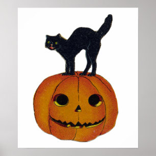  Halloween Cat Poster