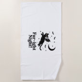 Halloween Cat & Pumpkin Friends Schattige Spooky S Strandlaken (Voorkant)