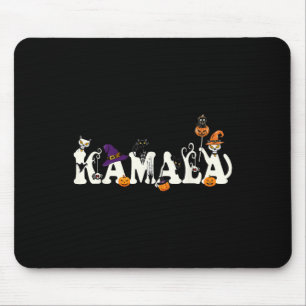 Halloween Cat Pumpkin Witch Pet Lover Kamala Haris Muismat