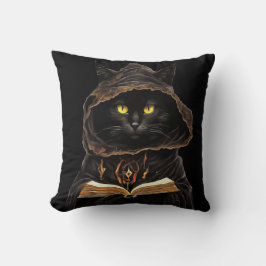 Halloween Cat Reading Preys Anatomy Spell List Kussen