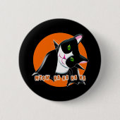 Halloween Cat Ronde Button 5,7 Cm (Voorkant)