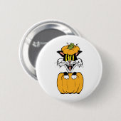 Halloween Cat Ronde Button 5,7 Cm (Voorkant /achterkant)