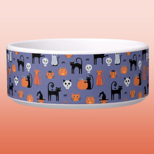 Halloween Cat Spooky Fun Pet Voerbakje