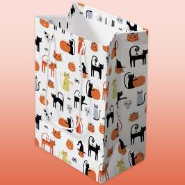 Halloween Cat Spooky Medium Cadeauzakje