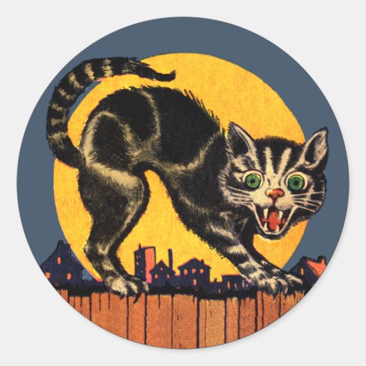  Halloween Cat Sticker (Voorkant)