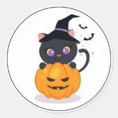 Halloween Cat Stickers (Voorkant)