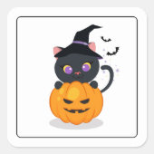 Halloween Cat Stickers (Voorkant)