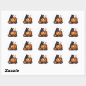 Halloween Cat Stickers (Vel)